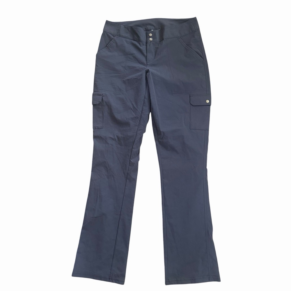 Columbia Womens Cargo Pants 8 Blue Hiking Outdoors Stretch Gorpcore
